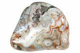 Polished Crazy Lace Agate - Mexico #180549-2
